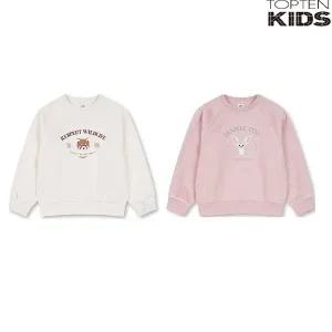 [탑텐키즈](센텀시티점)24년 FW (여아) 테마 멸종위기동물 본딩골벨로아 스웨트셔츠MKE4TR2003