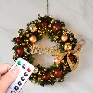 리모컨 지네전구 100구 건전지용 크리스마스 리스 전구