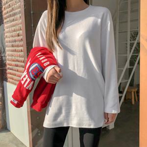 [시크릿라벨] 피치기모옆트임레이어드티셔츠