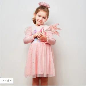 [레노마 이너웨어]시크릿쥬쥬 여아 로 피치기모 원피스 PE_HDD