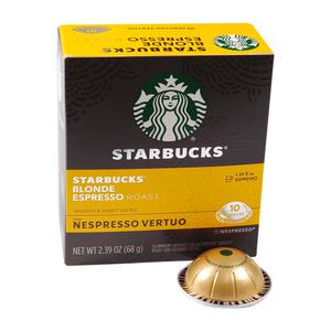 네스프레소 스타벅스 버츄오 캡슐커피 블론드 에스프레소 로스트 6.8g x 10개입