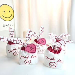 땡큐 보자기 주머니 봉투 귀여운 답례품 비닐 선물 포장 구디백