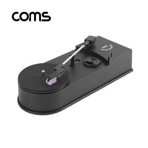 [HYIJUOMW_4B]Coms USB 턴테이블 LP 레코드 플레이어