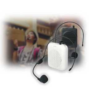 휴대용 앰프마이크 휴대용 벨트클립 USB충전 기가폰