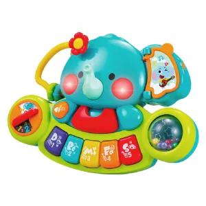 R 코끼리 멀티 피아노 멜로디완구 a3135 6개월 국민 아기 피아노 돌잔치 유모차 조카 선물