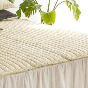 [BZJKQBFJ_4B]샤르베 시어서커 침구 카페트패드 허니베이지