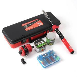 [HYIJQRI5_4B]레드 루어낚시 세트 방파제낚시 선상낚시대