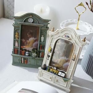 [BZJL8F3J_4C]엔틱 스탠드 스타일 장식 액자 세로형 탁