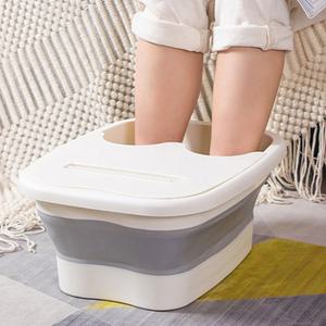 가정용 발 족욕기 발바닥 지압 접이식 바구니 족욕통 대야 족탕기