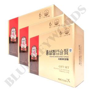 정관장 6년근 홍삼정 캡슐 현 100캡슐 x 2개입 x 3박스 3개월분