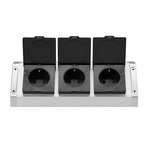 국산 매직 코너 3구 방우형 콘센트 실버 욕실 싱크대 책상 가구 인테리어