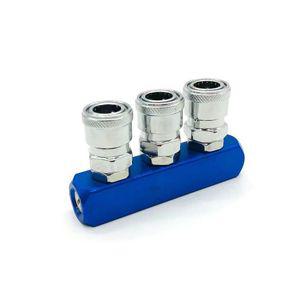 공압에어건 분배기 커넥터 구리스 밸브 고압 피팅 컴프레셔 정량 주입기 호스 직선