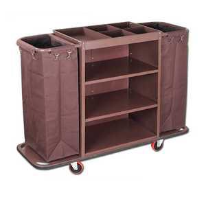 호텔 린넨 카트 객실 손수레 빨래 밀차 건물 청소