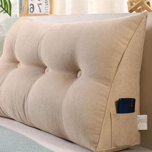 [IXHINEED_4B]침대 삼각 등받이쿠션 100cm(아이보리)