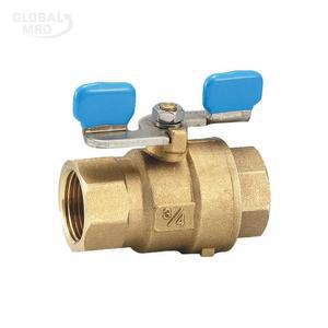 [BZFI7JML_51CE]플로발 2PC 황동 볼밸브 G06W 10A 나비 JIS