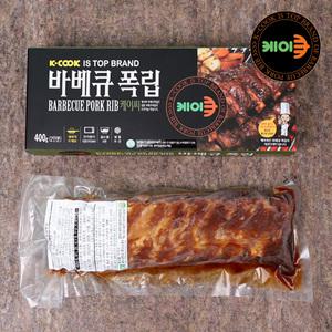 [롯데백화점]인정식탁 케이쿡 바베큐 폭립 400g 3팩