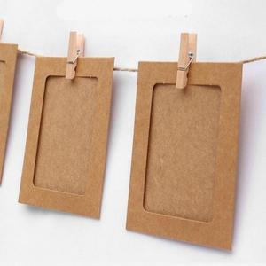 크라프트 세트 가랜드 액자틀 종이액자 3x4 10p (3esOS)