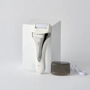 자바스 전동 발각질제거기 무선 충전식 발바닥 뒤꿈치 굳은살제거 화이트 UTF-20W