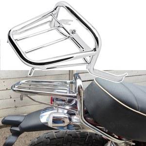 몽키 125 Z125(크롬)용 Fsdatongdazi 모터사이클 스틸 리어 캐리어 러기지 랙 장착