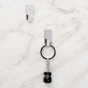 [KGPQVQKN_4B]접착식 후크 6개입(사각) 무타공 소품 벽걸이