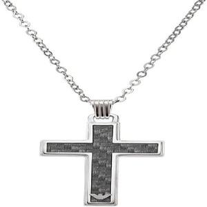 엠포리오 아르마니 십자가 남자목걸이 EGS1705040