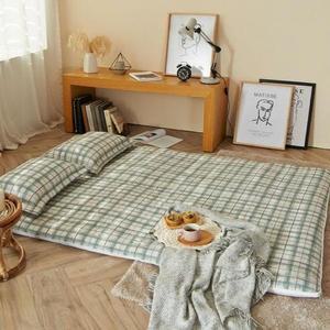[KGPOO0O5_4B]체크 온수매트커버 겨울이불 S그린