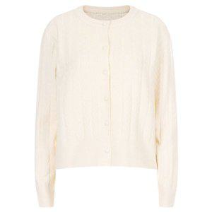 [신세계라이브쇼핑][샵앤] 봄신상 국산 여성 라운드넥 단추 꽈배기 니트 가디건 FRB-WCD-20272-아이보리