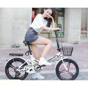 소형자전거 접이식 접는 유니 여성용 미니 출퇴근 바구니