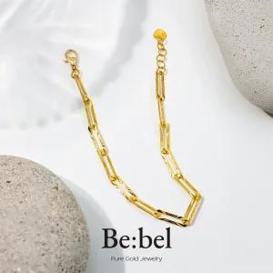 순금팔찌 3.75g 24k 여자 체인 사각 18k장식추가중량 비벨 한돈 1돈