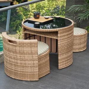 라탄테이블세트 야외 테라스 라탄 가성비좋은 발코니 카페 가든 루프탑 의자