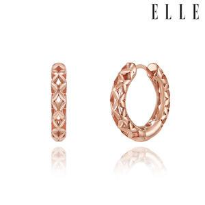 [엘르주얼리] 14K 매쉬 볼륨 원터치 귀걸이 (gold pin) ELGPEE441
