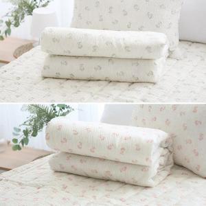 홑이불+패드+베개커버 부케 햄프 침구세트 슈퍼싱글 국산 여름