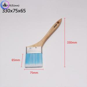 d09 인조붓(아크릴겸용붓꺽기)3인치5호블루1개 66282