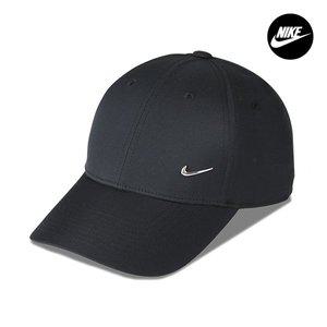[나이키] NIKE 드라이핏 클럽 스트럭처 메탈 스우시 여성 주니어 볼캡 모자 HF6855-100