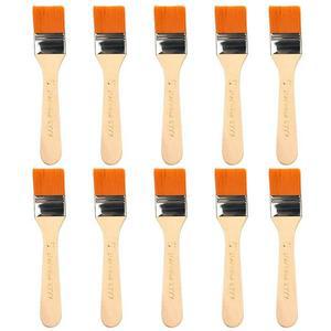 [JHQRNY75_4B]페인트브러쉬 납작붓 페인트붓 수성붓 10개