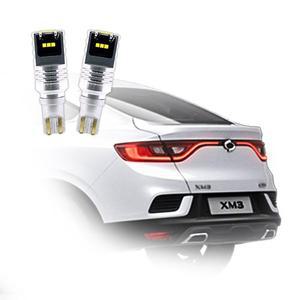 [ME99LL8N_52C0]자동차 차량 용품 XM3 2개1세트 T15 15W