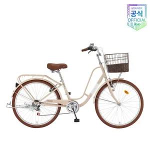 [삼천리자전거]자스민 7단 26 여성 바구니 삼천리자전거 2025년 - 완조립 공식