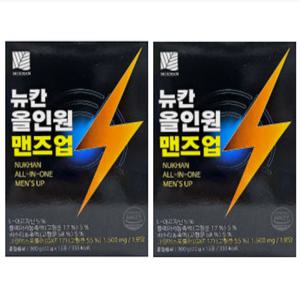뉴칸 올인원 맨즈업 20g 30포 (15포 x 2박스 한달분) 아르기닌 폴리페놀