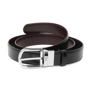 [몽블랑] 클래식 홀슈스 샤인 남성 양면벨트 111080