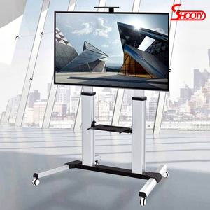 100인치 이동식 TV 스탠드 선반 거치대 전자칠판 스마트모니터