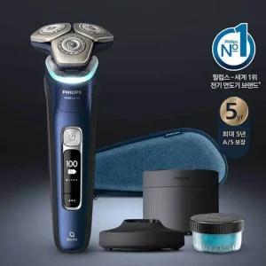 전기면도기 SkinIQ 9000시리즈 스페이스 그레이드 에디션 S9980 54 아드리아틱블루