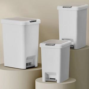 제우스  매장용 페달식 쓰레기통 종량제 학원 화장실 휴지통 10리터 20리터