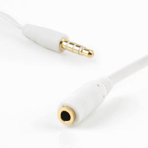 3M 스테레오연장 암수케이블 4극지원 납작 이어폰연결선