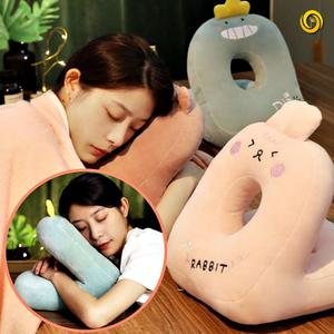 엎드려 쓰는 쿠션 캐릭터 얼굴 베개 사무실 학교 낮잠 팔
