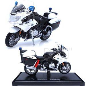 [핫트랙스]1:18 BMW R1200 RT US 화이트 폴리스 오토바이 미니카
