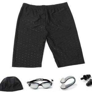 [MENP90QQ_53DR]남자수영모 남성실내수영복세트 5부