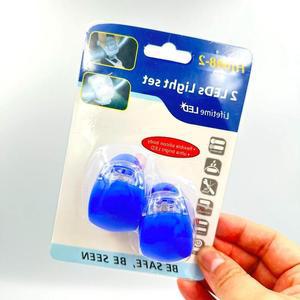 [MEM17LR2_53D1]라이트 안전등 LED 세트 블루 2개