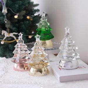 투명 트리 모던소 워터볼 오르골 4type