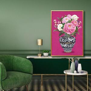 목단 그림 심플액자 A2 PEOVA10