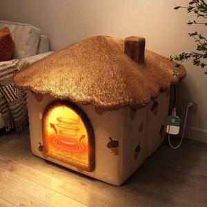 반려견 온열하우스 강아지 난방집 소형견 일반형 S 방수 겨울 반려동물 대형견하우스